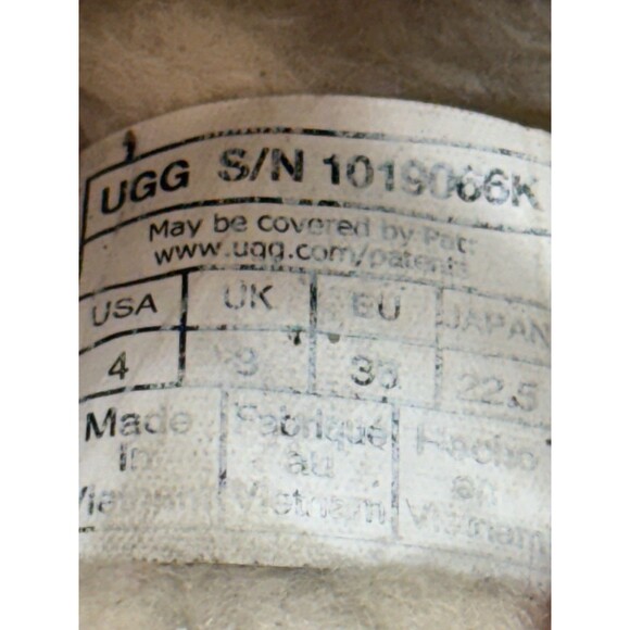 UGG K-Tasman II  Slipper big  Kids Sz 4 CHESTNUT 1019066k - Picture 12 of 13